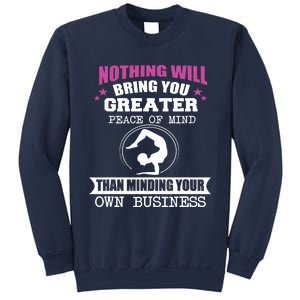 Than Minding Your Own Business Teess Sweatshirt