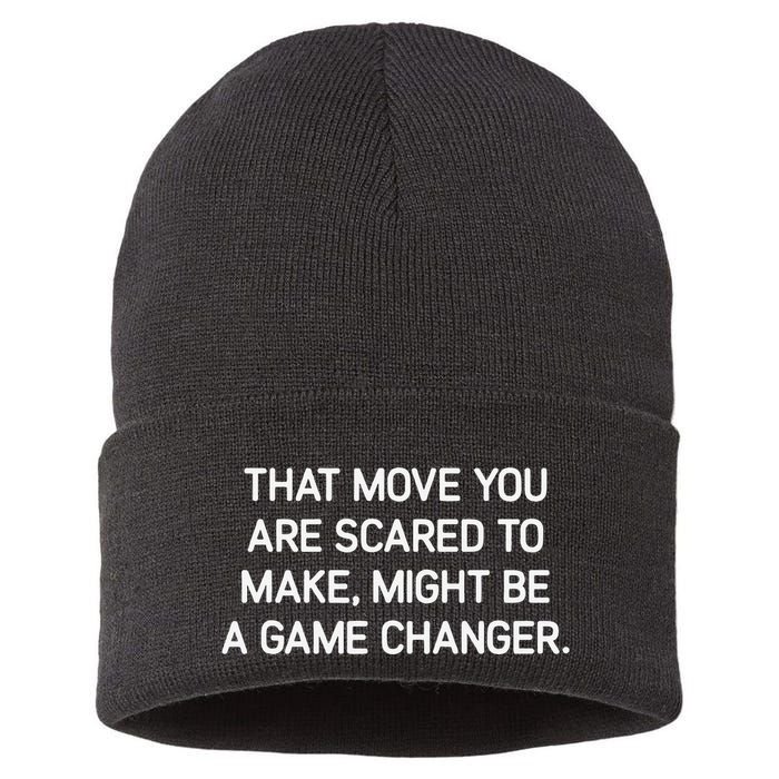 That Move You Are Scared To Make Might Be A Game Changer Sustainable Knit Beanie