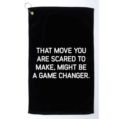 That Move You Are Scared To Make Might Be A Game Changer Golf Towel