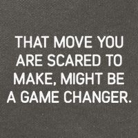 That Move You Are Scared To Make Might Be A Game Changer Cotton Canvas Backpack