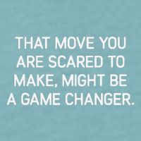 That Move You Are Scared To Make Might Be A Game Changer Sueded Cloud Jersey T-Shirt
