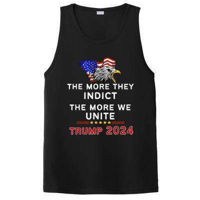 The More You Indict The More We Unite MAGA Trump Indictment PosiCharge Competitor Tank