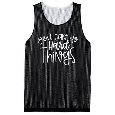 Teacher Motivation You Can Do Hard Things Testing Day Mesh Reversible Basketball Jersey Tank