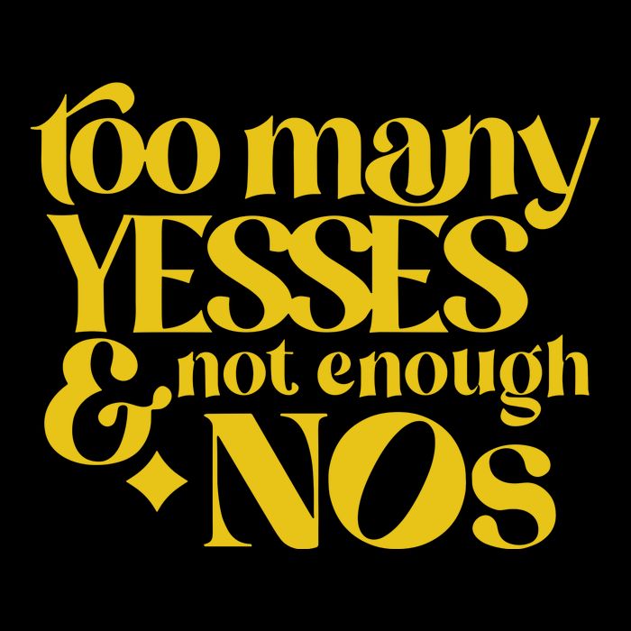 Too Many Yessed And Not Enough Nos 7-Panel Snapback Hat