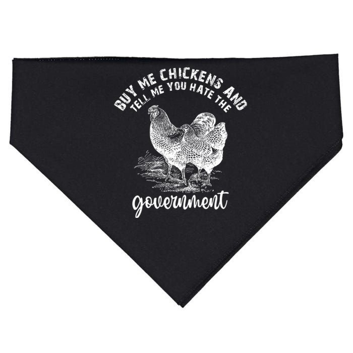 Tell Me You Dont Trust The Government USA-Made Doggie Bandana