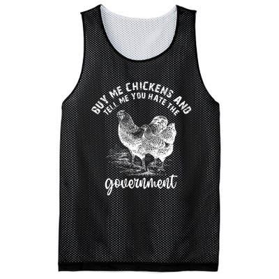 Tell Me You Dont Trust The Government Mesh Reversible Basketball Jersey Tank