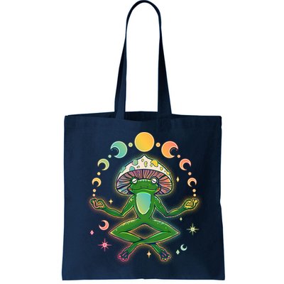 Trippy Meditating Yoga Mushroom Frog Toad Bag
