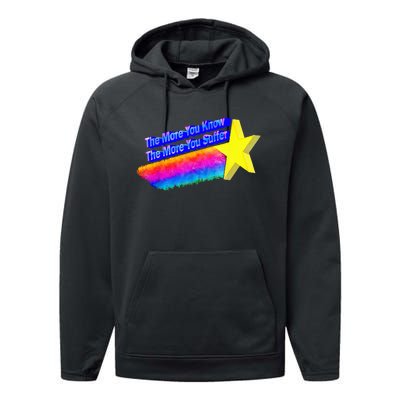 The More You Know The More You Suffer Performance Fleece Hoodie