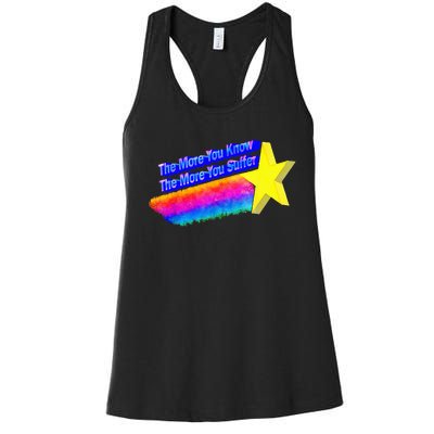 The More You Know The More You Suffer Women's Racerback Tank