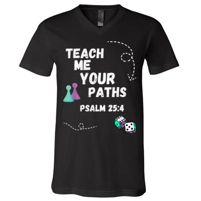 Teach Me Your Paths VBS V-Neck T-Shirt