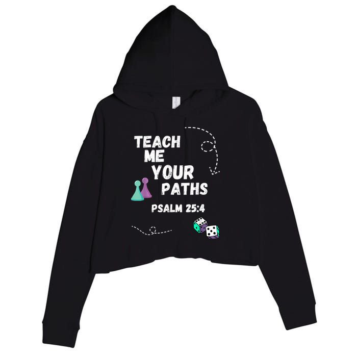 Teach Me Your Paths VBS Crop Fleece Hoodie