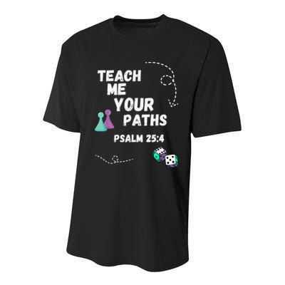 Teach Me Your Paths VBS Youth Performance Sprint T-Shirt
