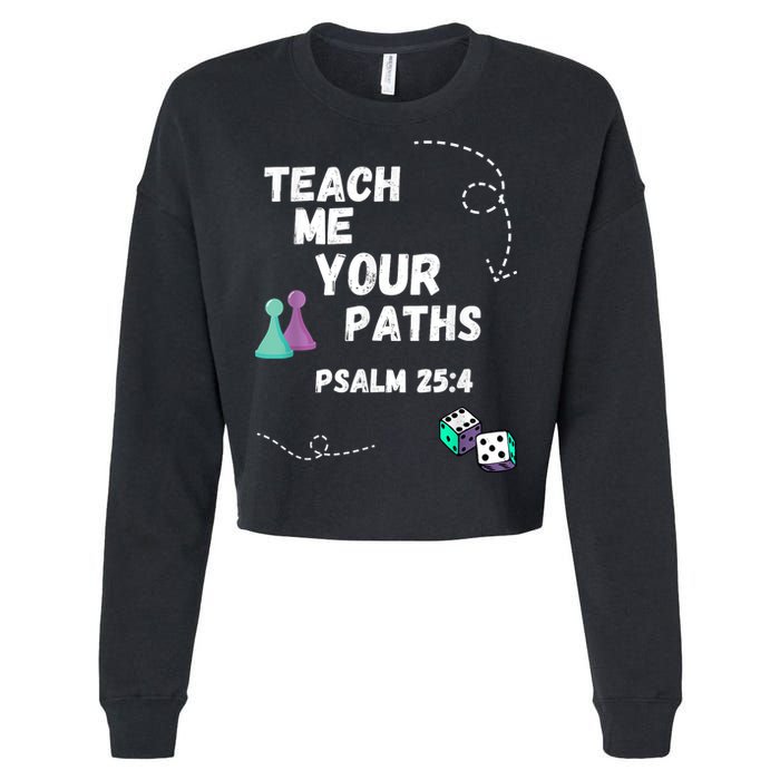 Teach Me Your Paths VBS Cropped Pullover Crew
