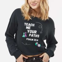 Teach Me Your Paths VBS Cropped Pullover Crew