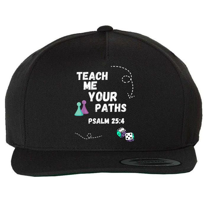 Teach Me Your Paths VBS Wool Snapback Cap