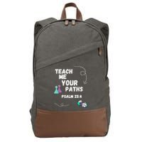 Teach Me Your Paths VBS Cotton Canvas Backpack