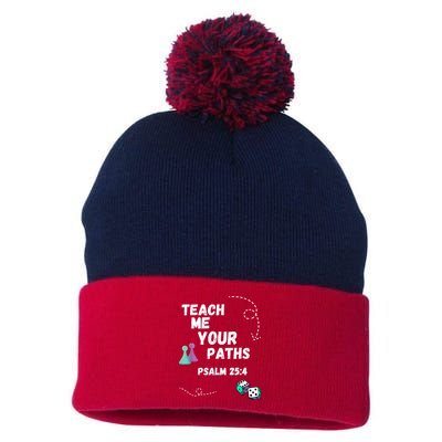Teach Me Your Paths VBS Pom Pom 12in Knit Beanie
