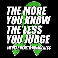 The More You Know The Less You Judge Mental Health Awareness 16 in Basic Backpack