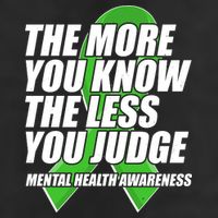 The More You Know The Less You Judge Mental Health Awareness Microfiber Hand Towel