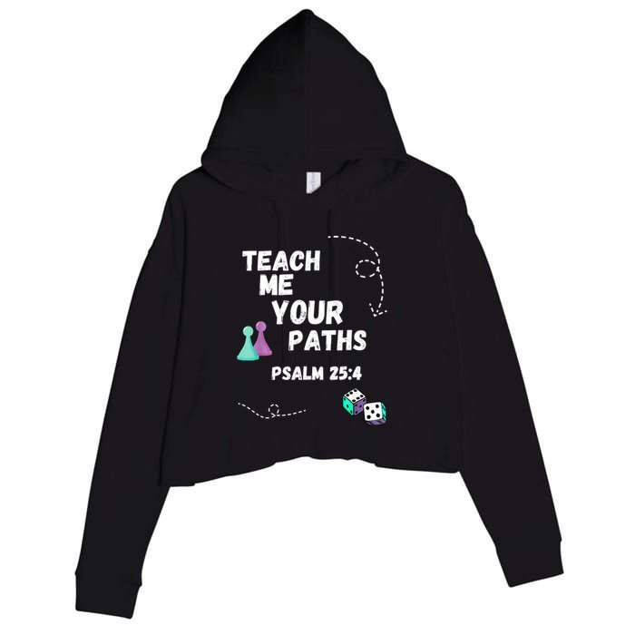 Teach Me Your Paths VBS Crop Fleece Hoodie