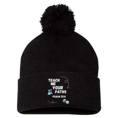 Teach Me Your Paths VBS Pom Pom 12in Knit Beanie