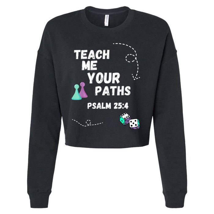 Teach Me Your Paths VBS Cropped Pullover Crew