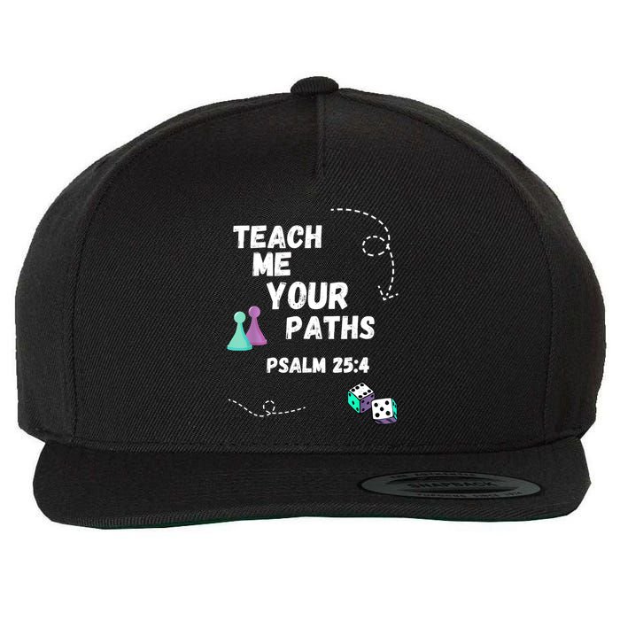 Teach Me Your Paths VBS Wool Snapback Cap