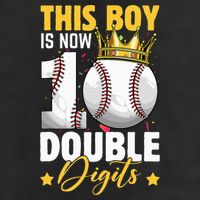 This Now 10 Double Digits Baseball 10 Years Old Birthday Hat