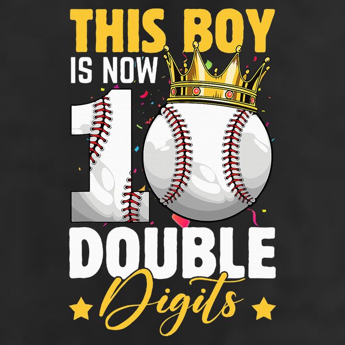 This Now 10 Double Digits Baseball 10 Years Old Birthday Hat