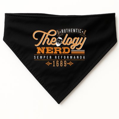 Theology Nerd 1689 Reformed Christian Seminary USA-Made Doggie Bandana