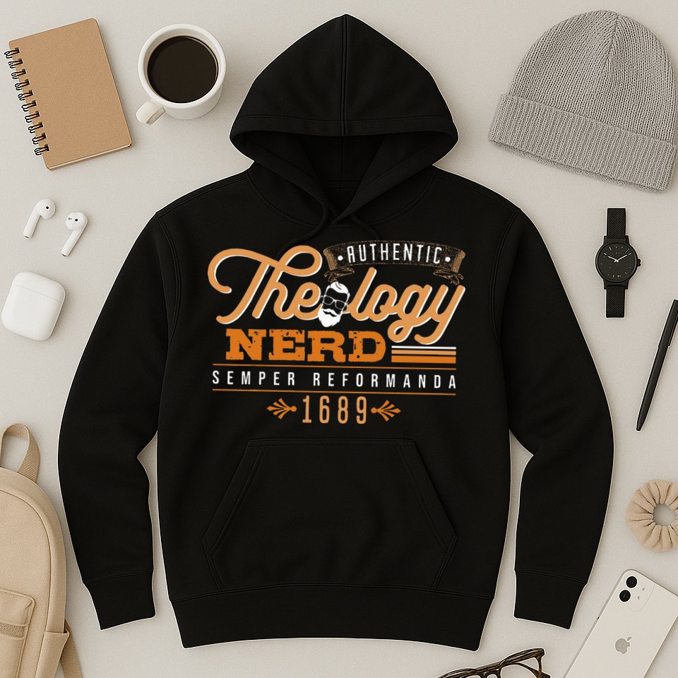 Theology Nerd 1689 Reformed Christian Seminary Hoodie