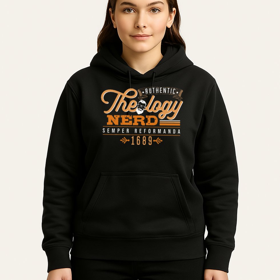 Theology Nerd 1689 Reformed Christian Seminary Hoodie