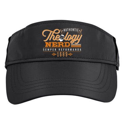 Theology Nerd 1689 Reformed Christian Seminary Adult Drive Performance Visor