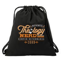 Theology Nerd 1689 Reformed Christian Seminary Drawstring Bag