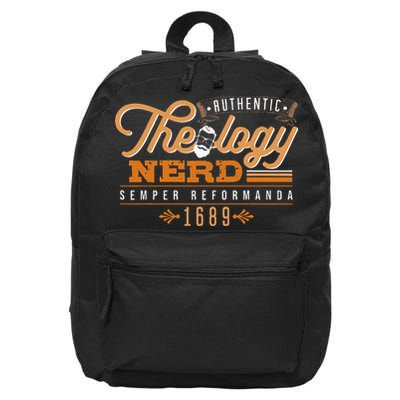Theology Nerd 1689 Reformed Christian Seminary 16 in Basic Backpack