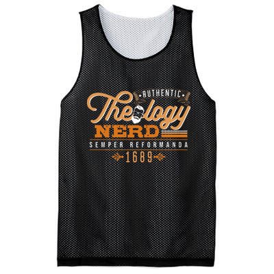 Theology Nerd 1689 Reformed Christian Seminary Mesh Reversible Basketball Jersey Tank
