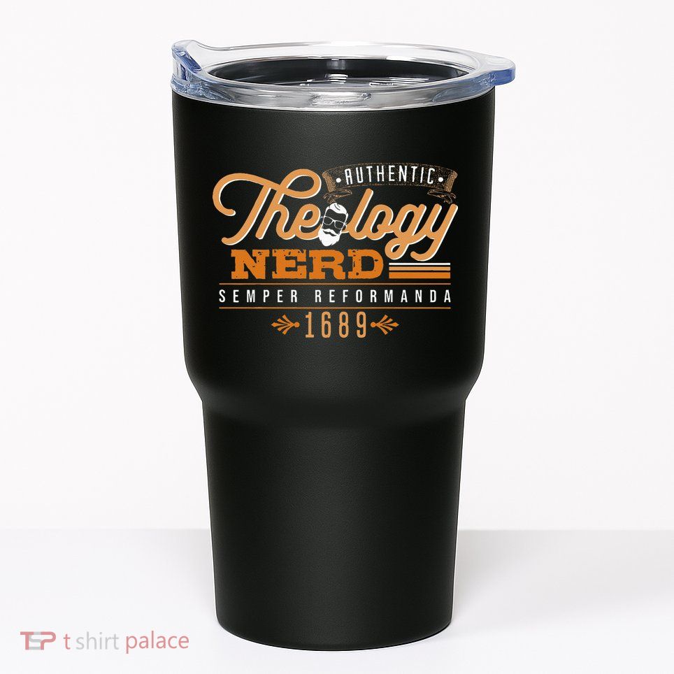 Theology Nerd 1689 Reformed Christian Seminary Tumbler