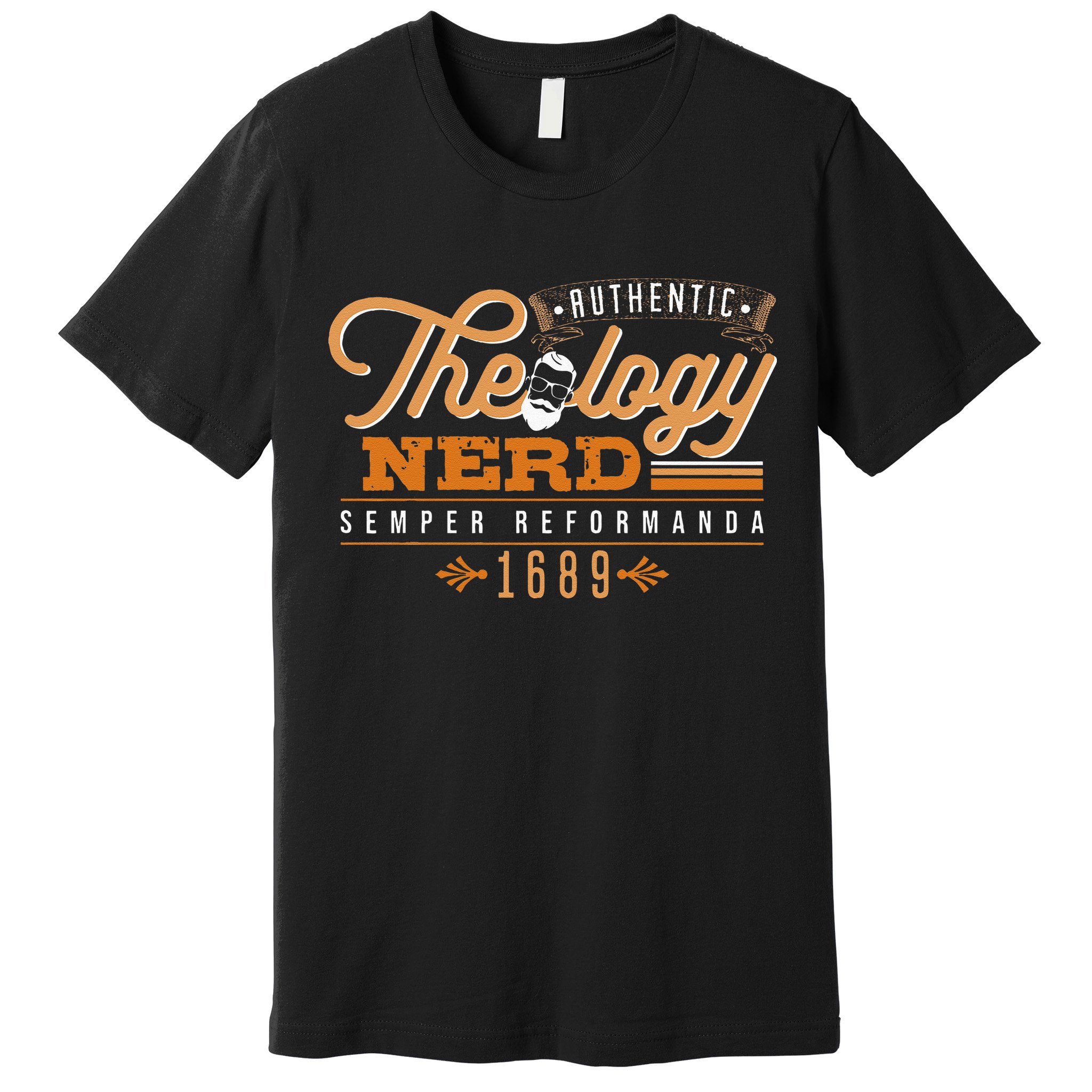 Theology Nerd 1689 Reformed Christian Seminary Premium T-Shirt