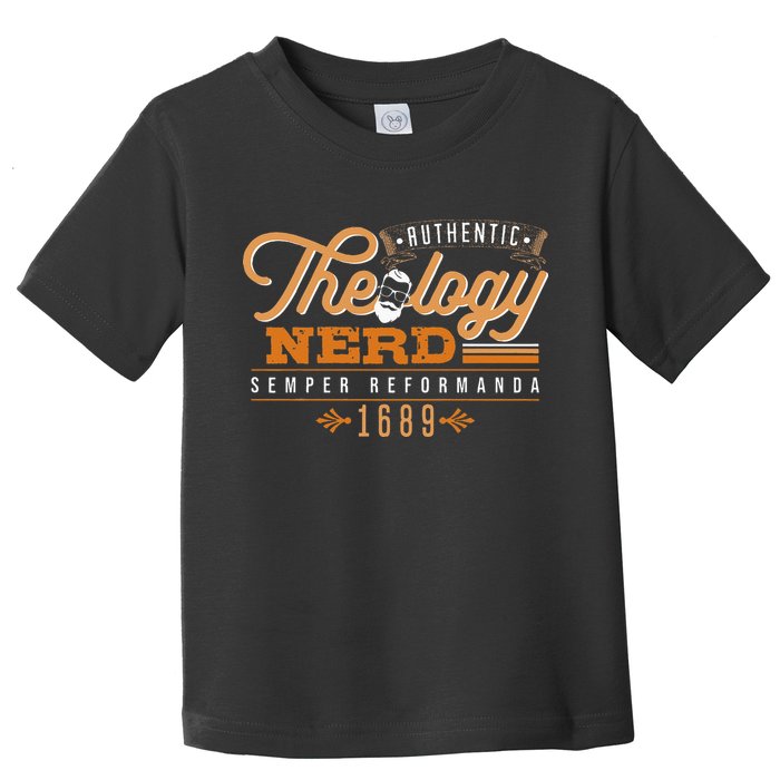 Theology Nerd 1689 Reformed Christian Seminary Toddler T-Shirt
