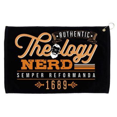 Theology Nerd 1689 Reformed Christian Seminary Grommeted Golf Towel