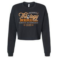 Theology Nerd 1689 Reformed Christian Seminary Cropped Pullover Crew