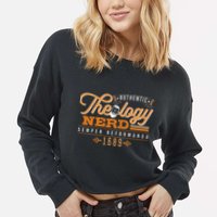 Theology Nerd 1689 Reformed Christian Seminary Cropped Pullover Crew