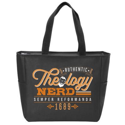 Theology Nerd 1689 Reformed Christian Seminary Zip Tote Bag