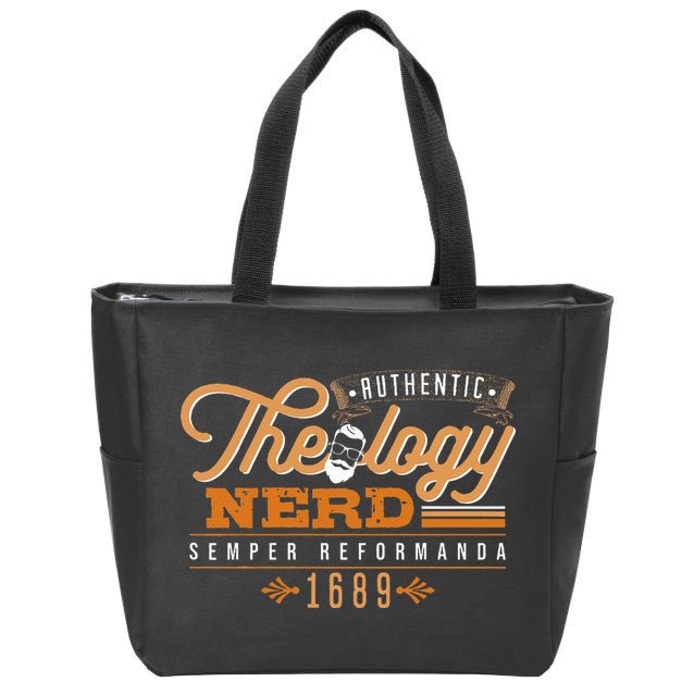 Theology Nerd 1689 Reformed Christian Seminary Zip Tote Bag