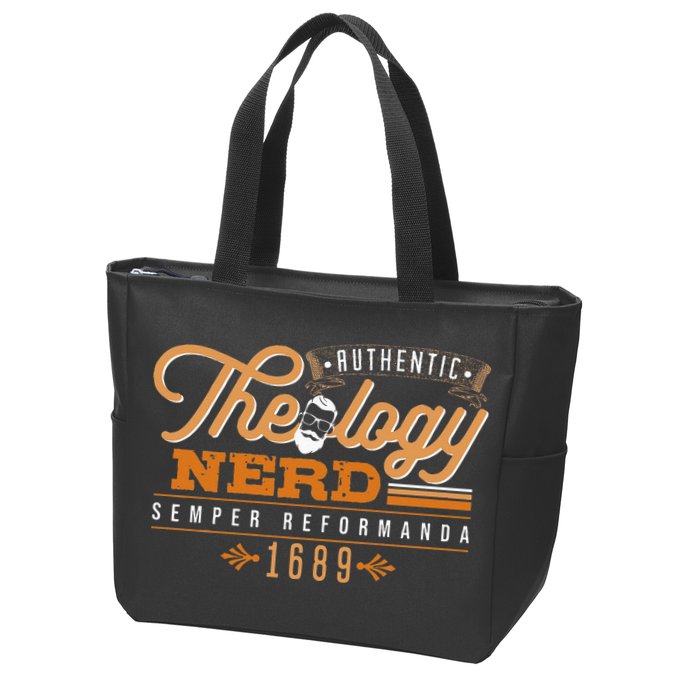 Theology Nerd 1689 Reformed Christian Seminary Zip Tote Bag