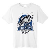 Trendy Number 1 Grandpa Fishing Logo Tall Fusion ChromaSoft Performance T-Shirt