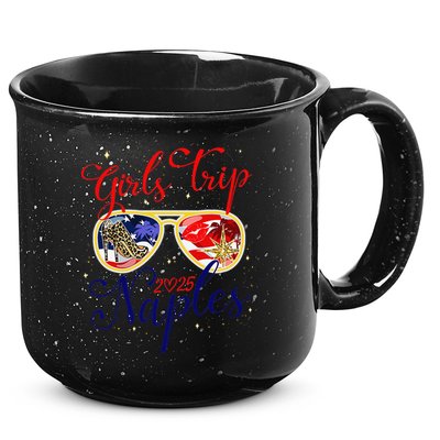 Trip Naples 2025 Weekend Vacation Birthday Squad 15oz Campfire Ceramic Mug