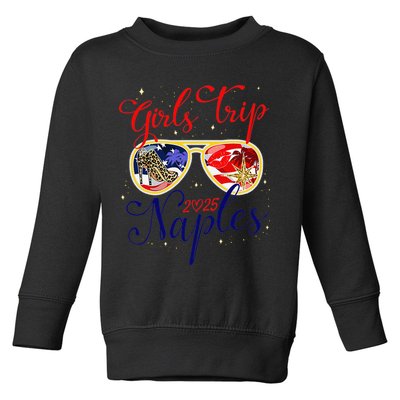 Trip Naples 2025 Weekend Vacation Birthday Squad Toddler Sweatshirt