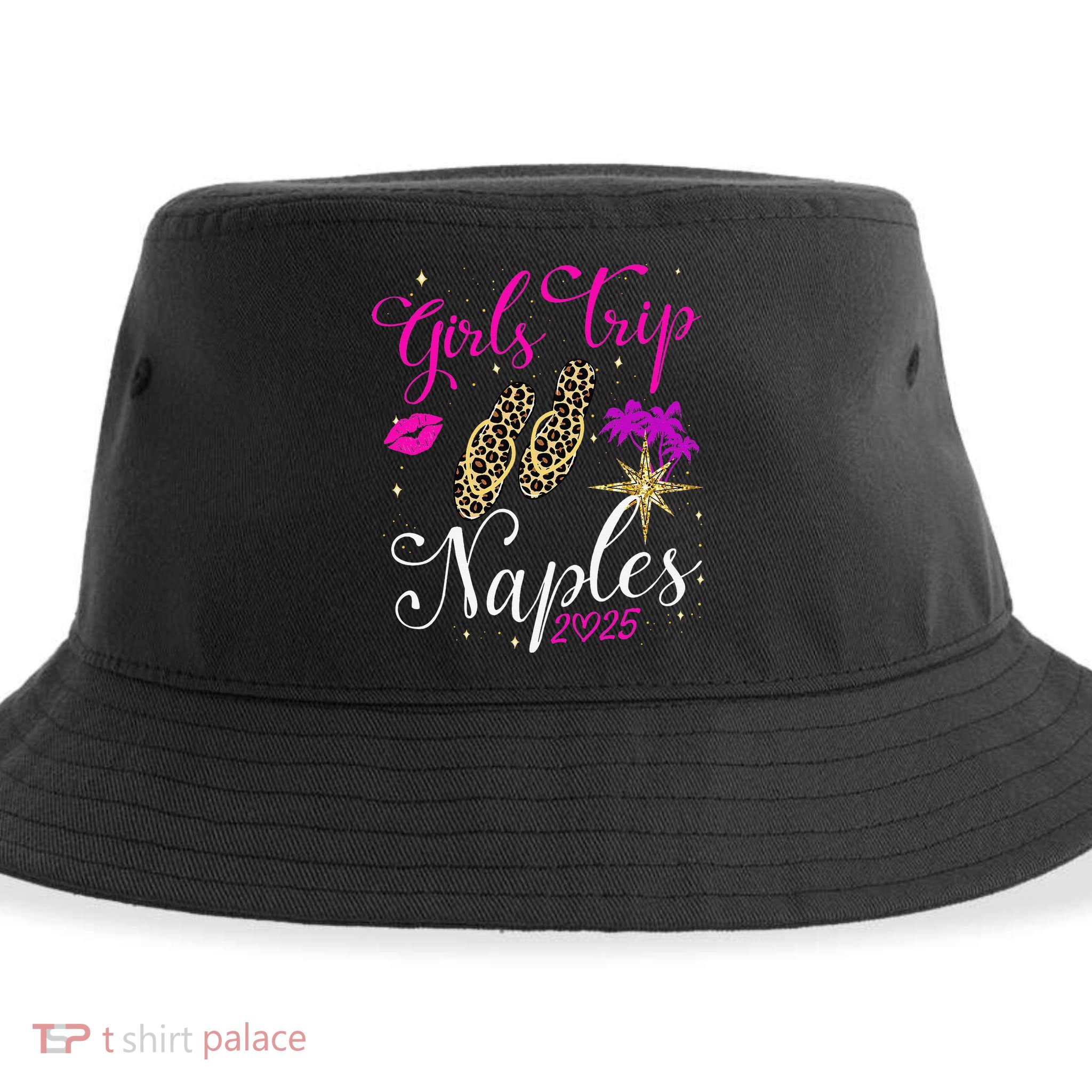 Trip Naples 2025 Weekend Vacation Birthday Squad Sustainable Bucket Hat