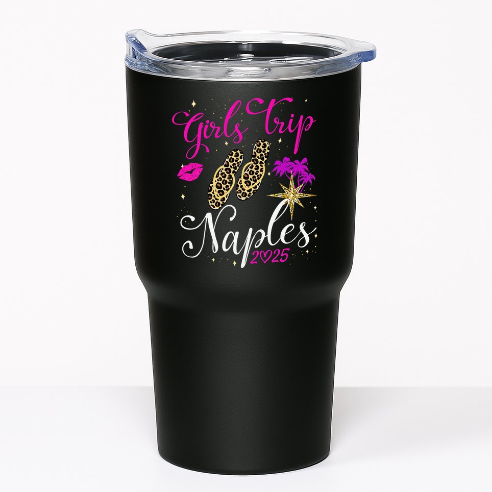 Trip Naples 2025 Weekend Vacation Birthday Squad Tumbler